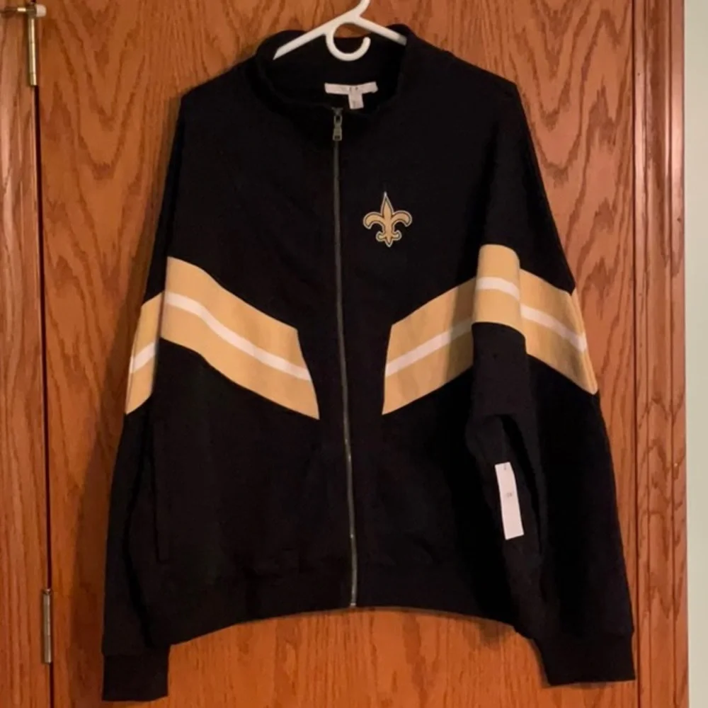 NFL Team Apparel Saints Jacket Womens 4X - Picture 1 of 7